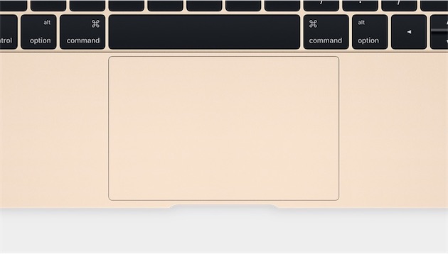 MacBook intègre la technologie Force Touch Trackpad