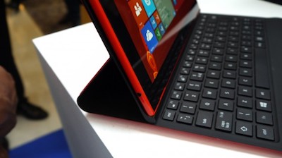 Le clavier est particulièrement efficace avec la Lumia 2520