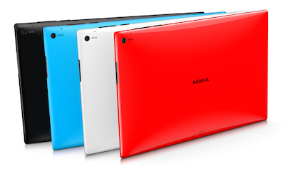 Le Nokia Lumia 2520 est coloré