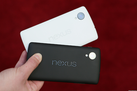 Nexus 5 - façade arrière