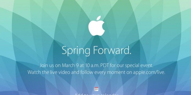 Apple : la keynote Apple Watch se déroulera le 9 mars !